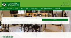 Desktop Screenshot of barkleyrealestate.com